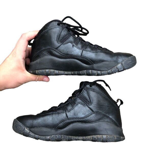 RARE 2015 Air Jordan 10 Retro New York City Size 7 Black - Picture 15 of 16